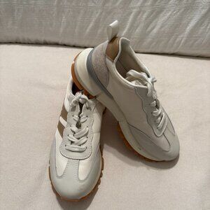 Somiliss Sneakers Leather Suede Patchwork Size 7